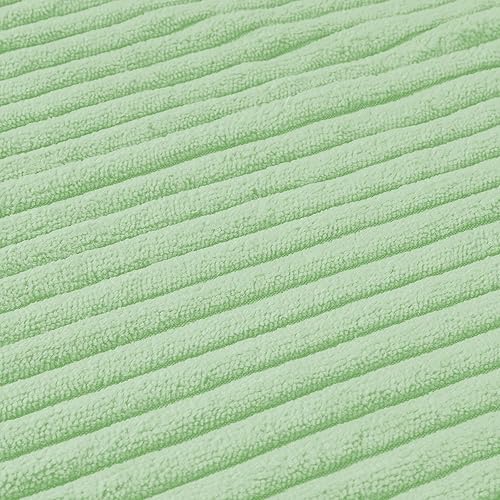 Miniatura 4 de uxcell Juego de 2 fundas de cojín de pana suave a rayas, estilo bohemio y a rayas, para decoración del hogar, sofá, silla y sala de estar, 18 x 18