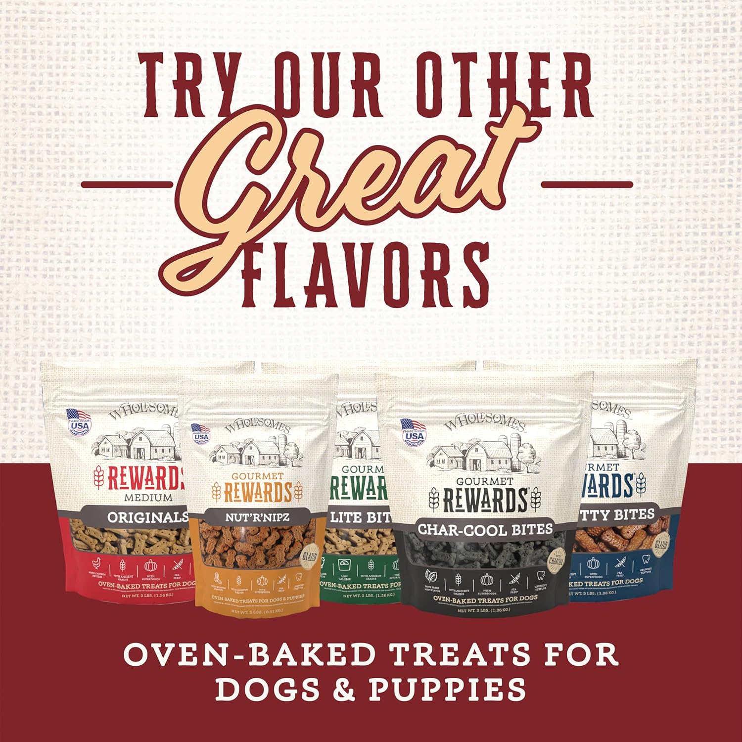 Wholesomes Gourmet Rewards Smoky Bites 20 lb