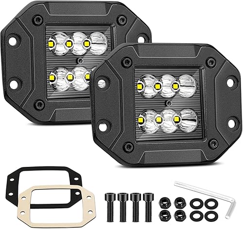 Miniatura 8 de 2 luces LED de conducción de 2.7 pulgadas de 50 W, cápsulas LED redondas, luz de trabajo LED, luces de conducción para motocicleta, luces de