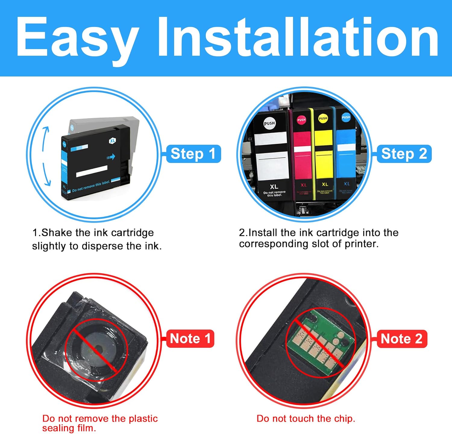 LCL Compatible Ink Cartridge Pigment Replacement for Canon PGI-2200 3color PGI-2200XL PGI-2200XLC PGI-2200XLM PGI-2200XLY High Yield Maxify MB5020 Ib4120 MB5320 MB5420 MB5120 iB4020 (6-Pack 2C 2M 2Y)