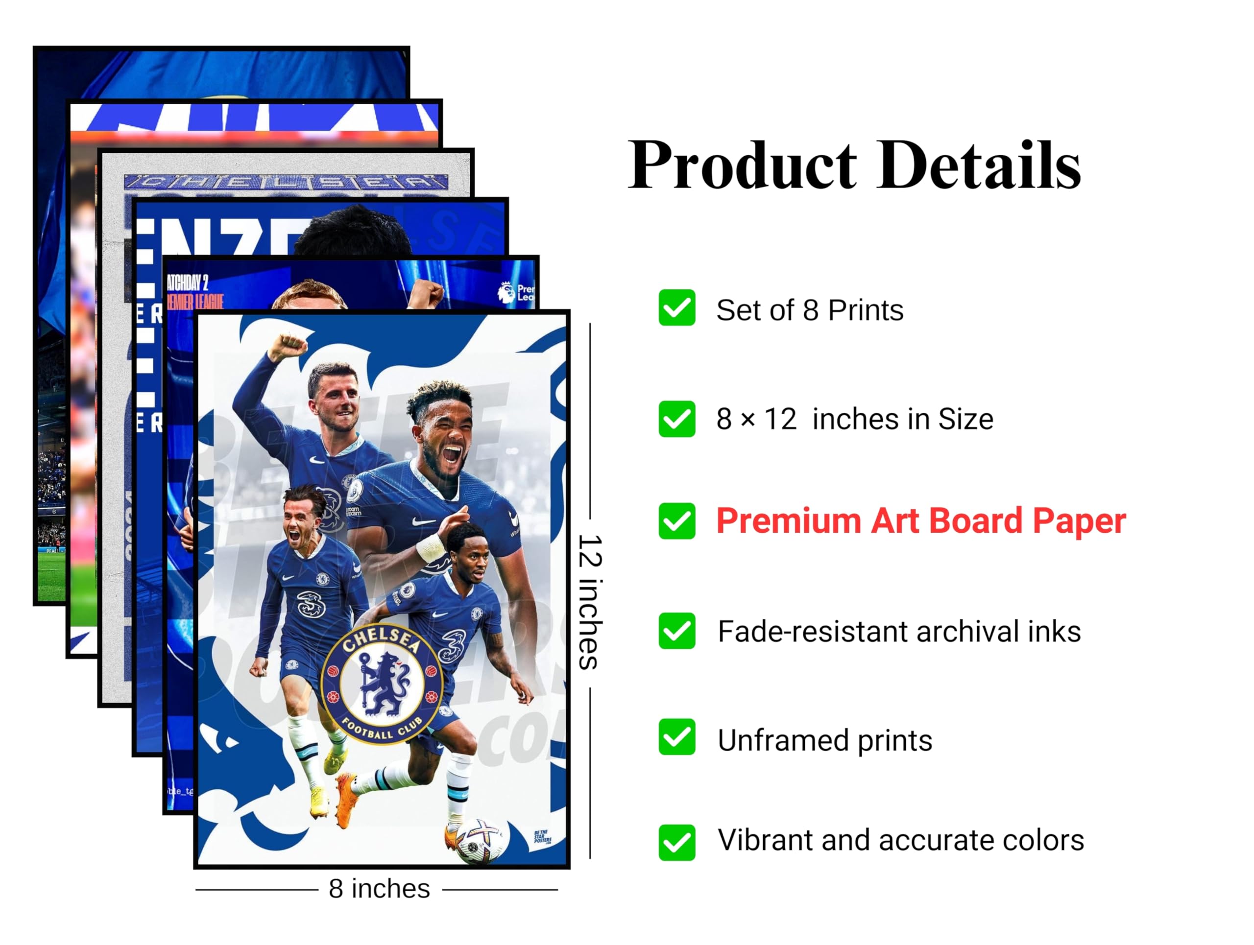 Chelsea Football Posters - Iconic Players & Moments -3