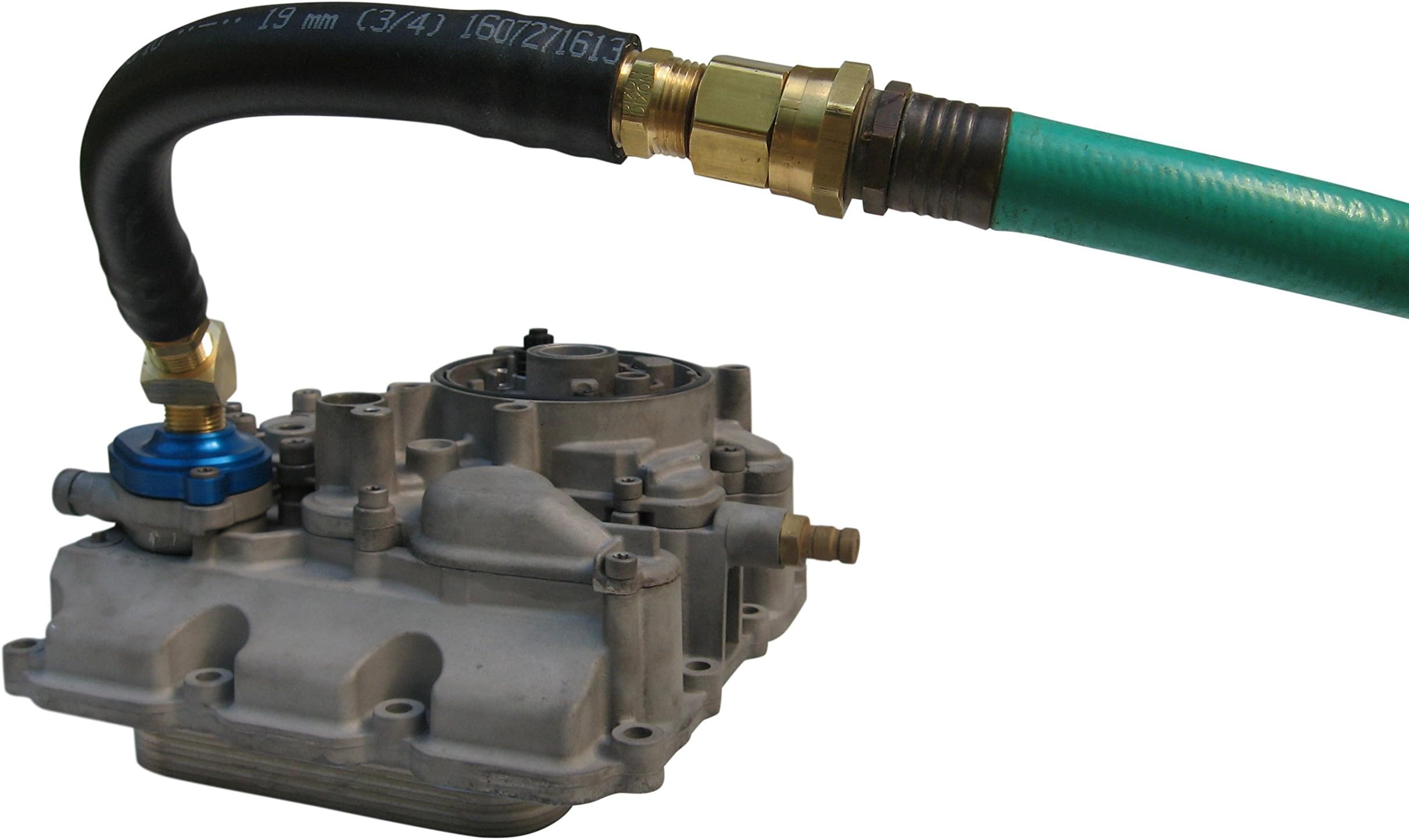 AccurateDiesel 6.0L Powerstroke Oil Cooler Flush Kit Blue