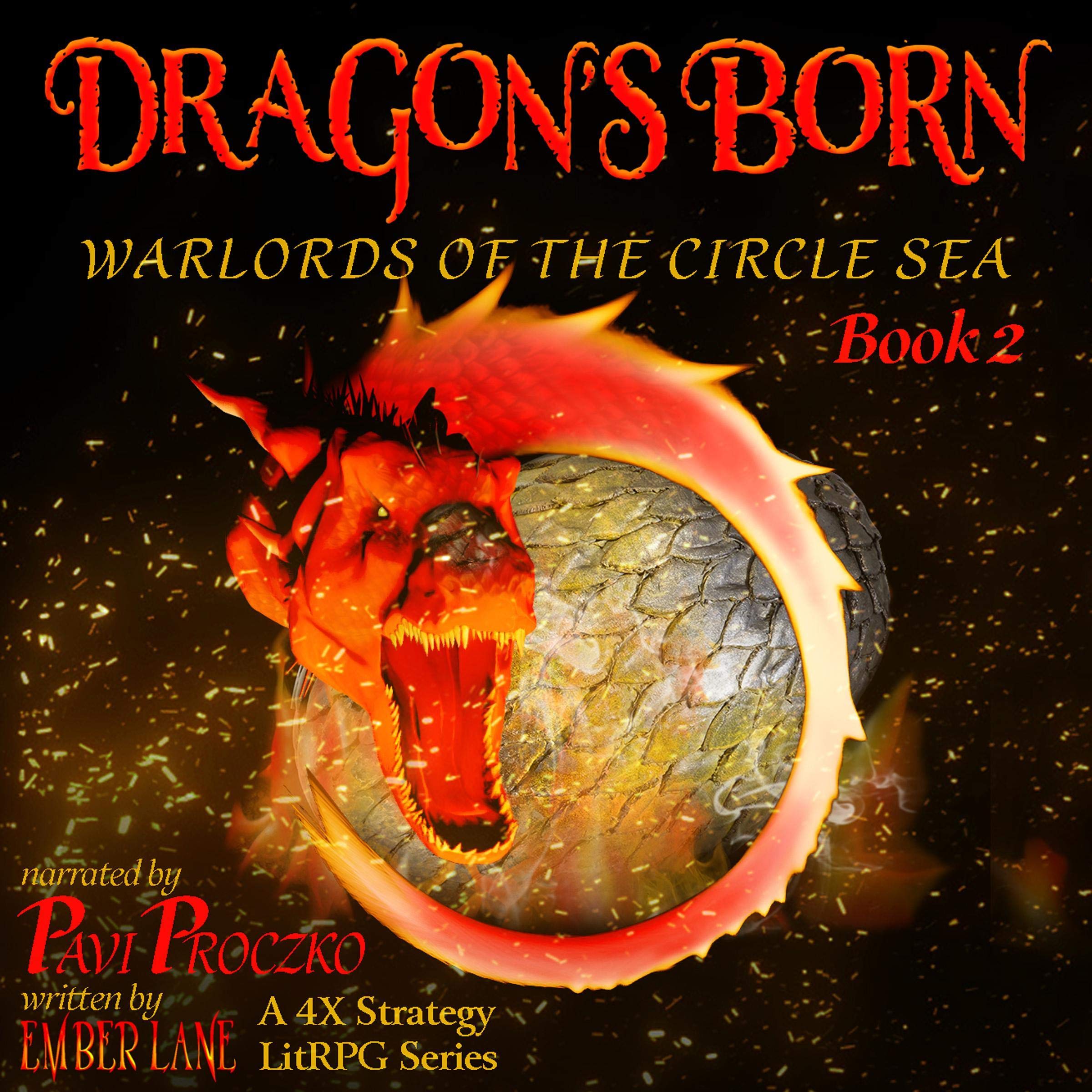 Cover art for Dragon's Born: A 4X Strategy LitRPG Series