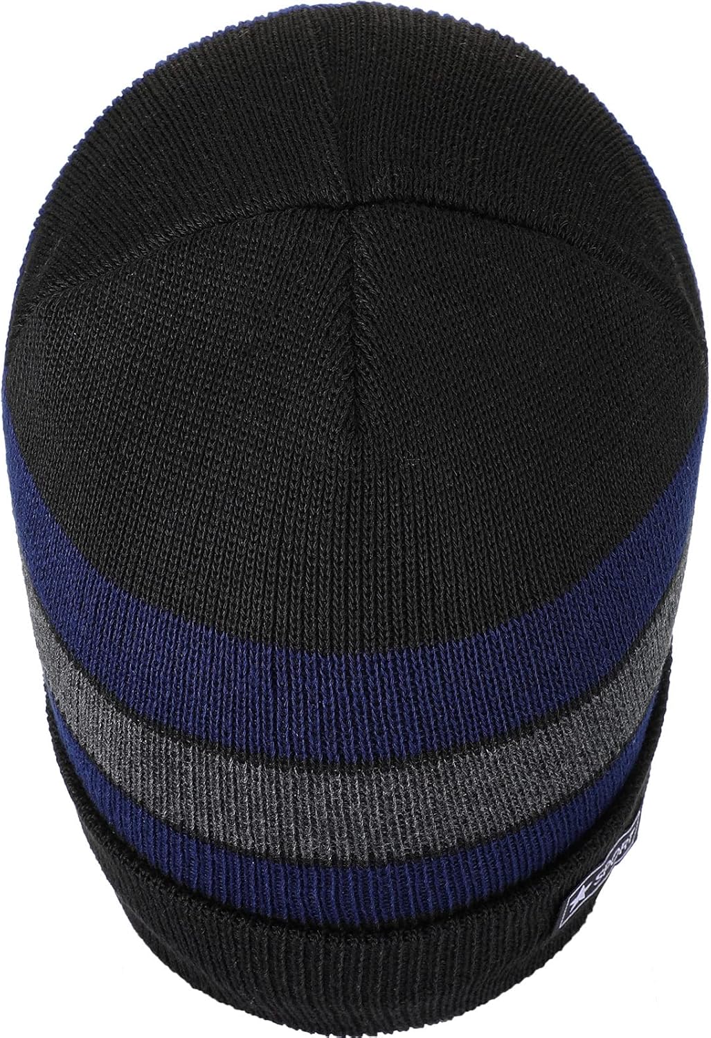 Kigeli Beanie Hats for Men Bulk Winter Hats with Warm Thick Fleece Snow Skull Cap Plain Skull Knit Beanie Donation Charity(12 Pcs) - Image 3