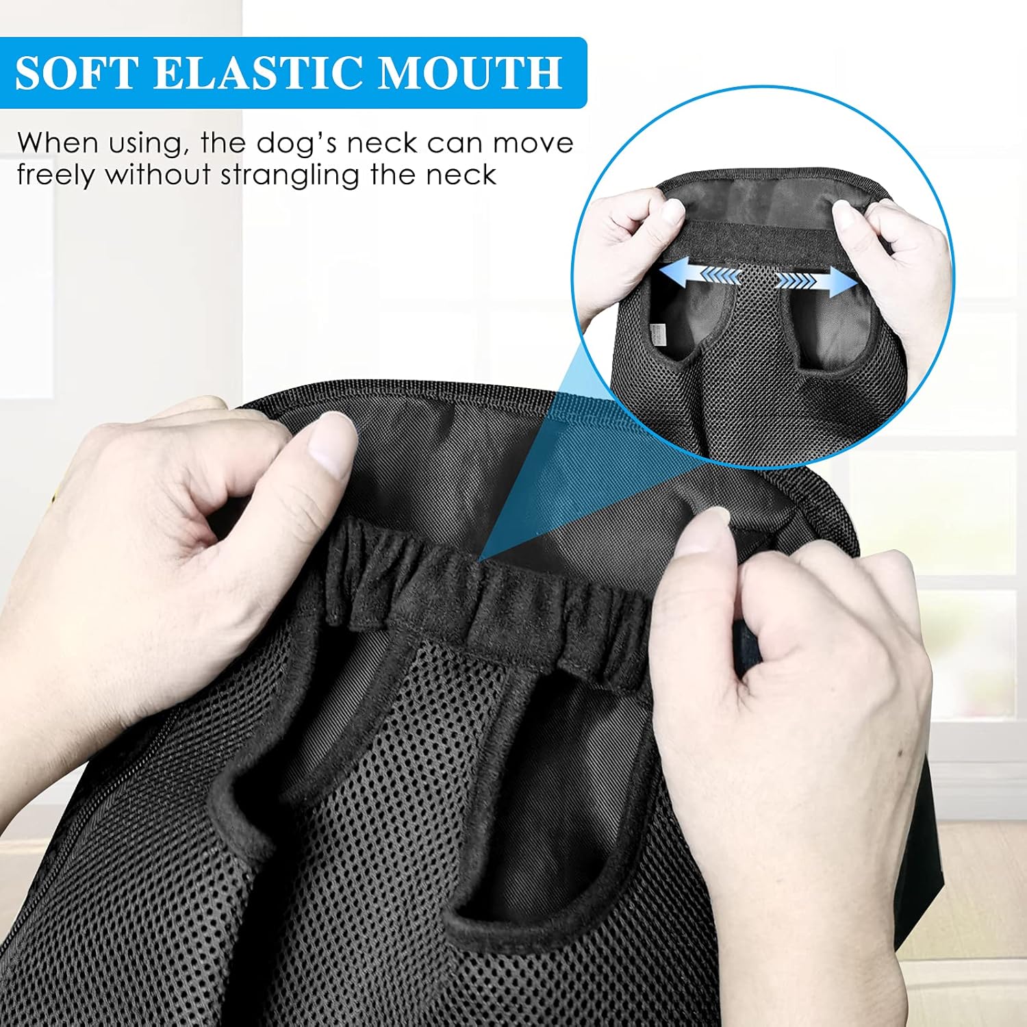 YZCXNDS Dog Sling can be Adjusted and Comfortable Wide Shoulder Straps Hands-Free cat and Dog Backpack Sling Suitable for Traveling, Hiking, Camping (Large, Black) : Pet Supplies