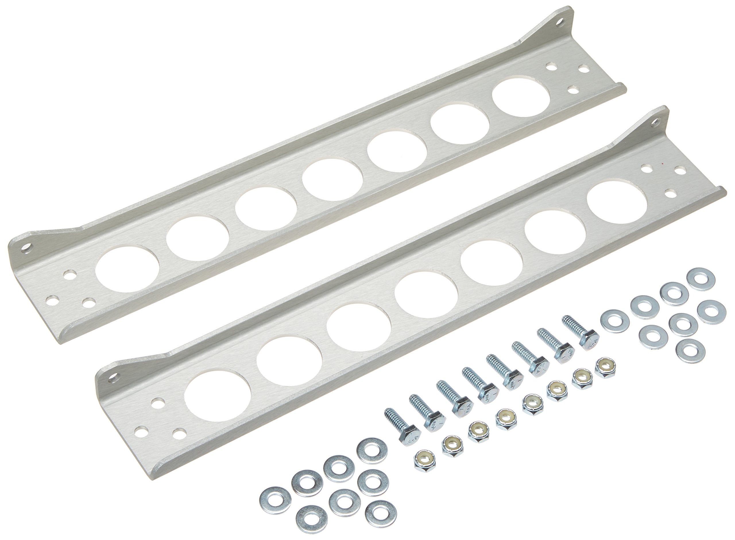 Derale DER50023 Aluminum Single Cooler Mounting Brackets