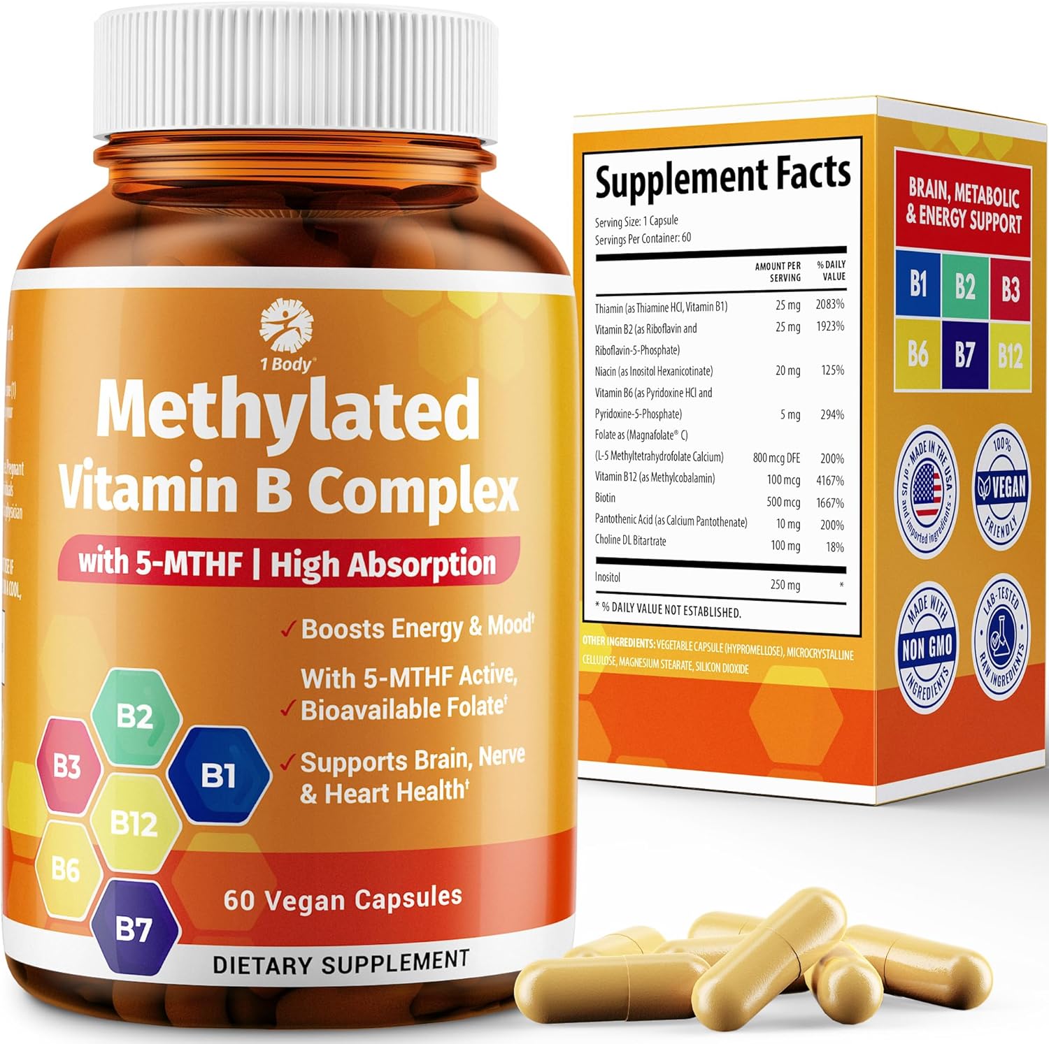 Vitamin B Complex – Methylated B Vitamins...