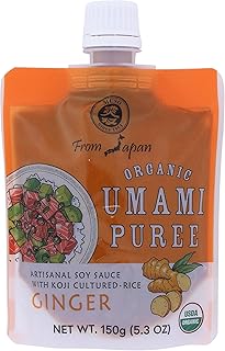 Muso From Japan - Umami Puree with Ginger, Japanese Flavor Enhancer for Cooking, USDA Certified, Made from Natural Ingredients, Bold Taste - 5.2 oz