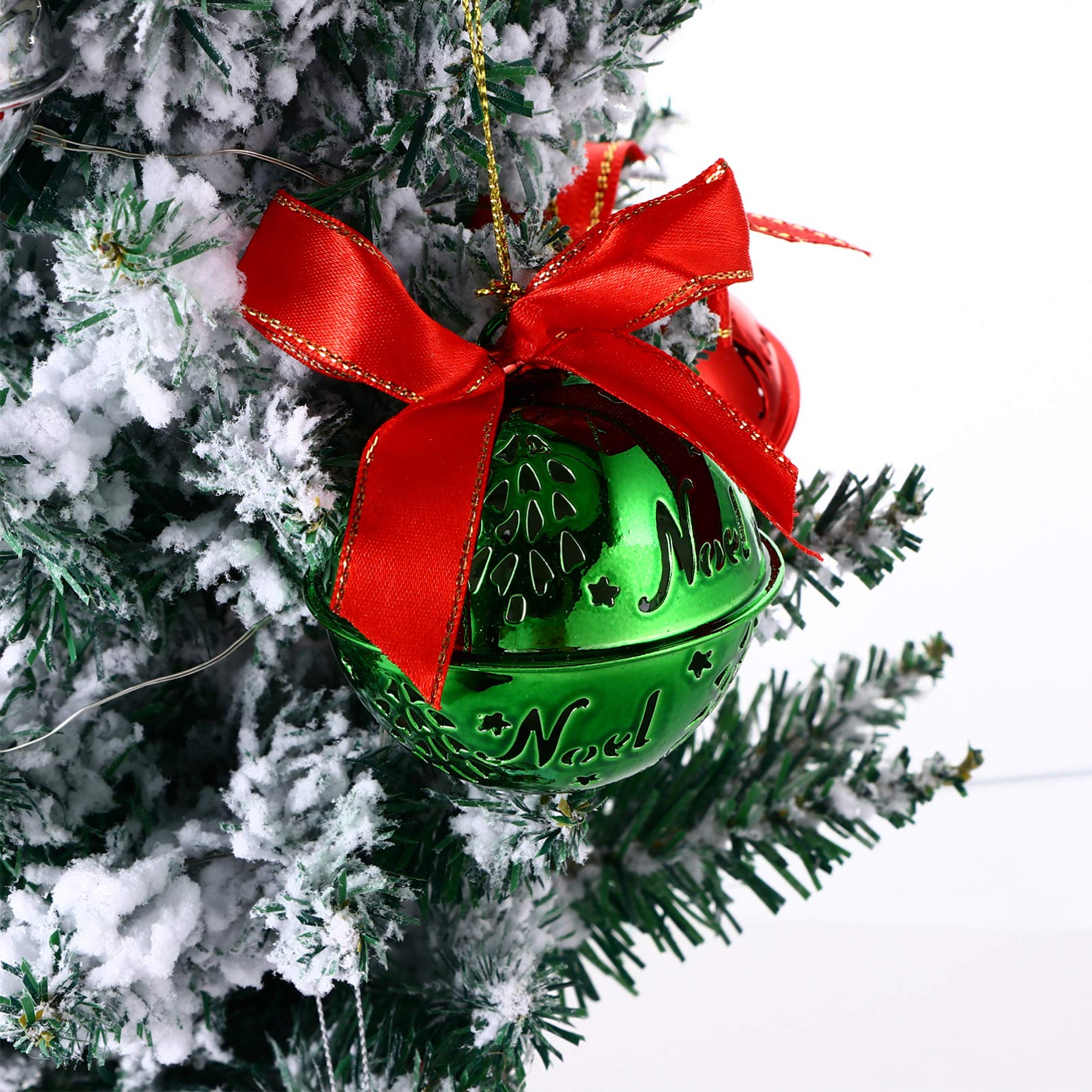 Cabilock 12pezzi Campane Di Natale Da Appendere Forma Di Campanella Ornamento Natalizio Da Appendere All Albero Di Natale Decorazione Da Per Casa