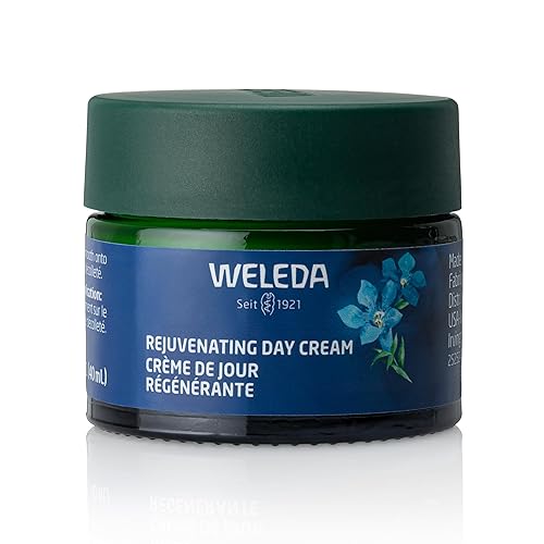 Weleda Crema de día rejuvenecedora para el cuidado facial, 1.3 onzas líquidas, hidratante rico en plantas con genciana azul y Edelweiss