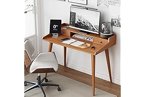 Mid Century Modern Wood Writing Desk