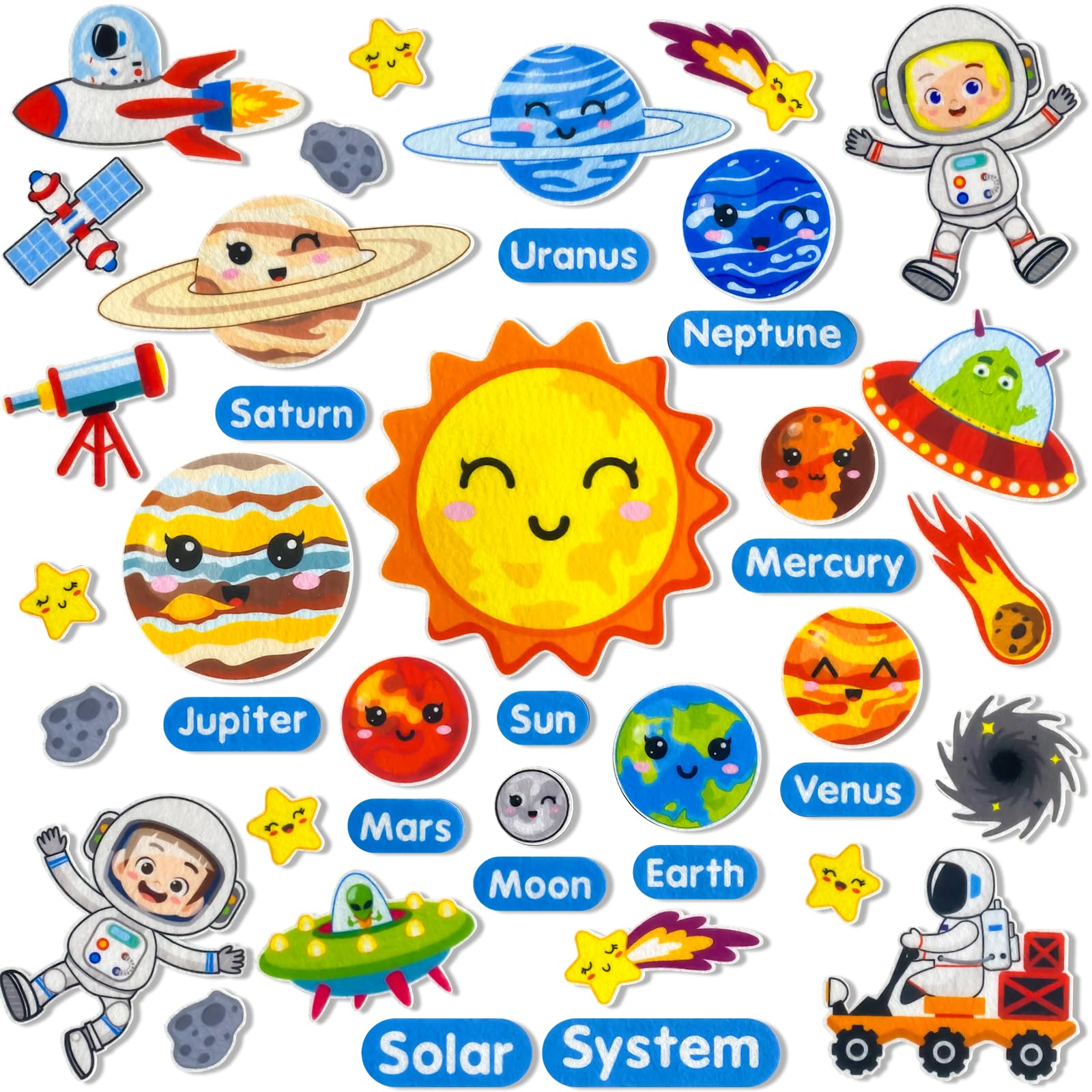 PENGFULL Felt Flannel Board Story Pieces for Toddlers Preschool,Kids Interactive Storytelling Teaching Play Kits for Flannel Board or Felt Board,with