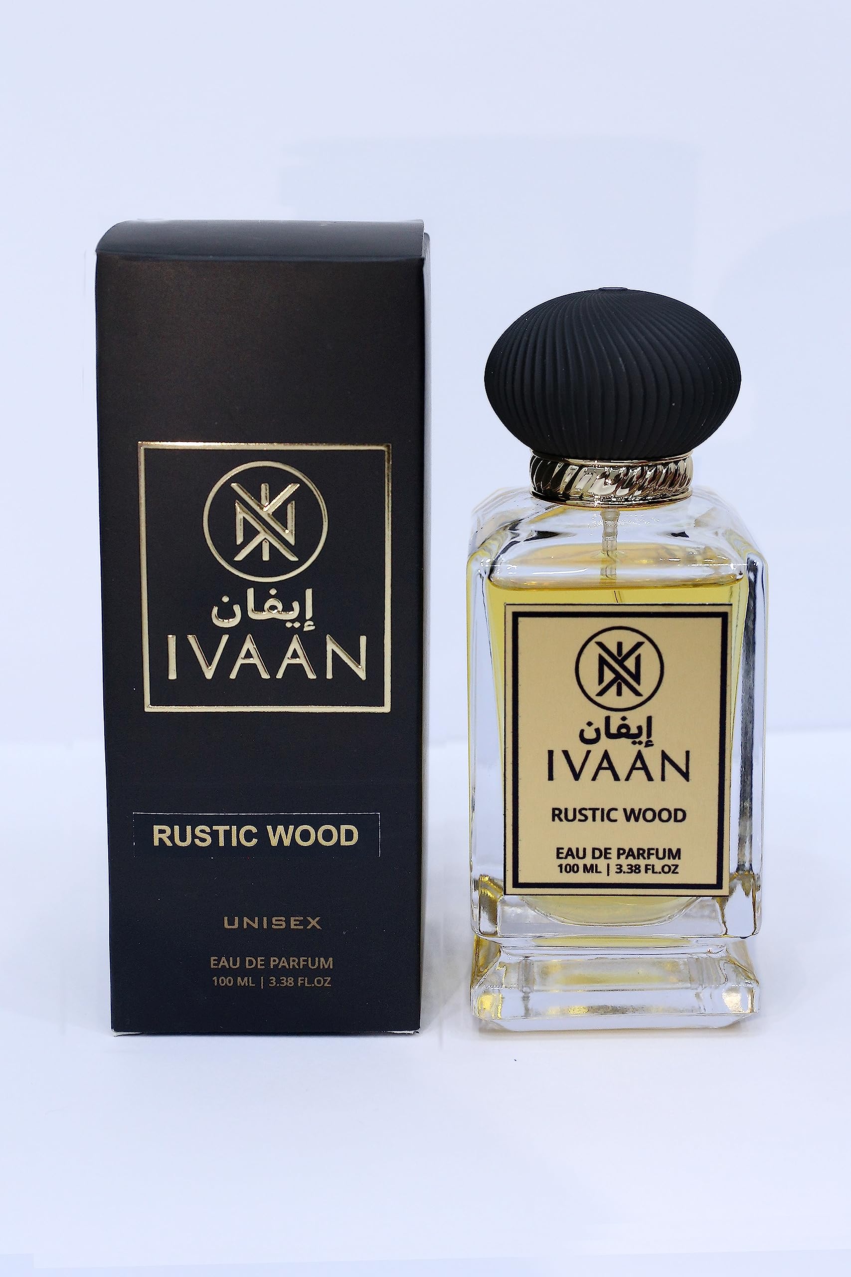 IVAAN RUSTIC WOOD | Eau de parfum 100ml | Unisex perfume for men & women | Premium long lasting fragrance for all occasions | Rose,woody,sandalwood