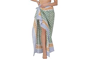 Hand block printed Cotton Sarong Beach Pareo Your Perfect Summer Cover up...