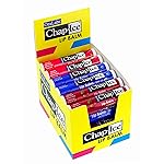 Chap-Ice | Premium and Traditional Lip Balm for Chapped, Dry, or Windburned Lips | 3 Flavor Assorted (SPF-15) - Cherry, Moisture & Watermelon - 24 Sticks (0.15oz/4.25g)