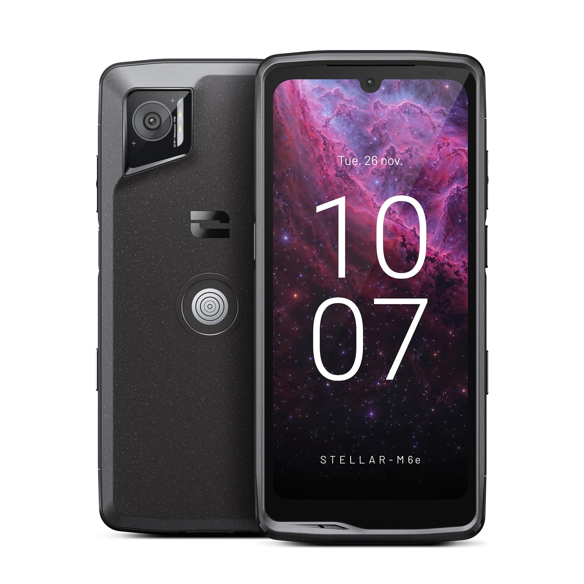 CROSSCALL Smartphone Stellar-M6E (5G - Écran 6,1 Pouces - 50 MP - Nano SIM/eSIM - Android 14 - Noir)