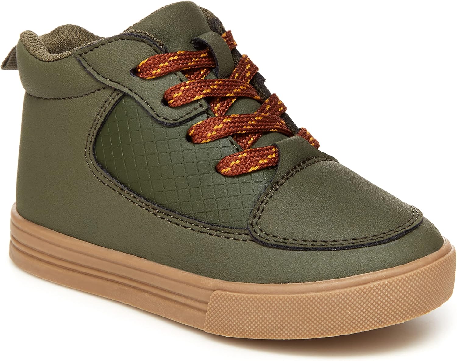 OshKosh B'Gosh Boy's Castle Fashion Boot, Olive, 4 Toddler