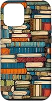Vista 1 de iPhone 12/12 Pro Pila de libros leídos biblioteca ilustración amor lectura pilas caso