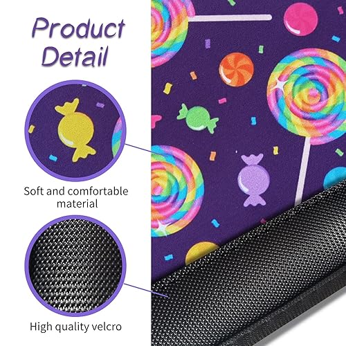 Miniatura 3 de Paquete de 2 fundas para cinturón de seguridad para niños, con bonito patrón de dibujos animados para niñas y niños, cojín para cinturón de