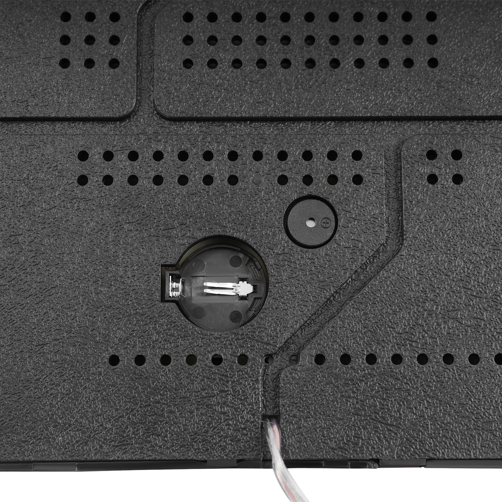 Orologio digitale a LED, grande orologio da parete con display LED da 18 pollici, telecomando, orologio digitale a LED, 16 allarmi, visualizzazione 12/24 ore, visualizzazione della temperatura e del