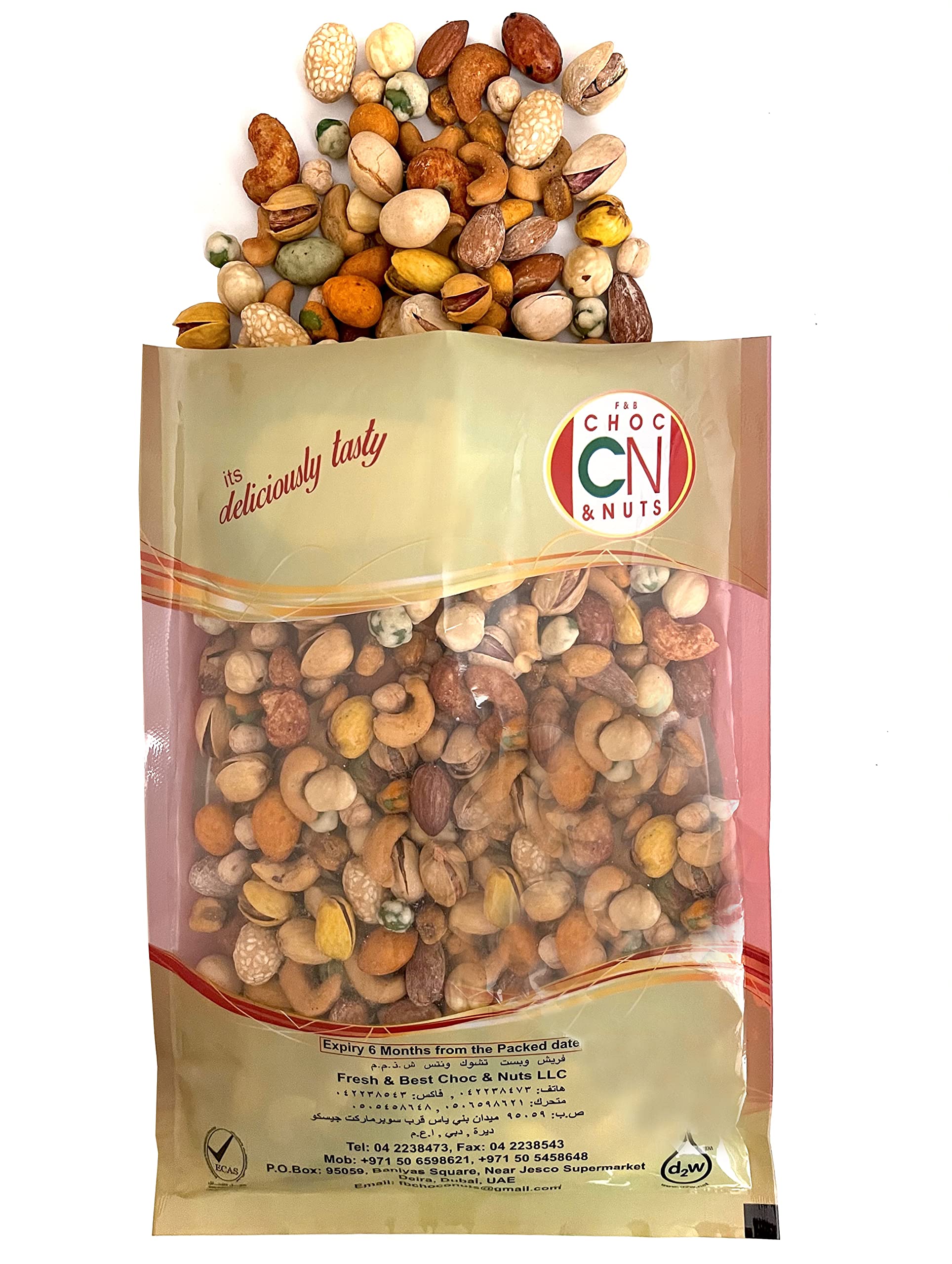 F & B Choc & Nuts Roasted Mixed Nuts 1kg