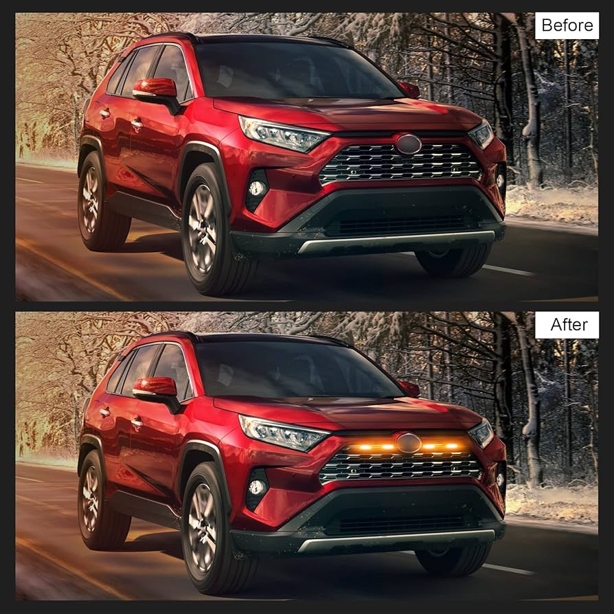 【ゴールデンウィークのみ値下げ】RAV4 LED付 ラプターグリル　着払い ゴールデンウィークのみ値下げ】RAV4 LED付 ラプターグリル