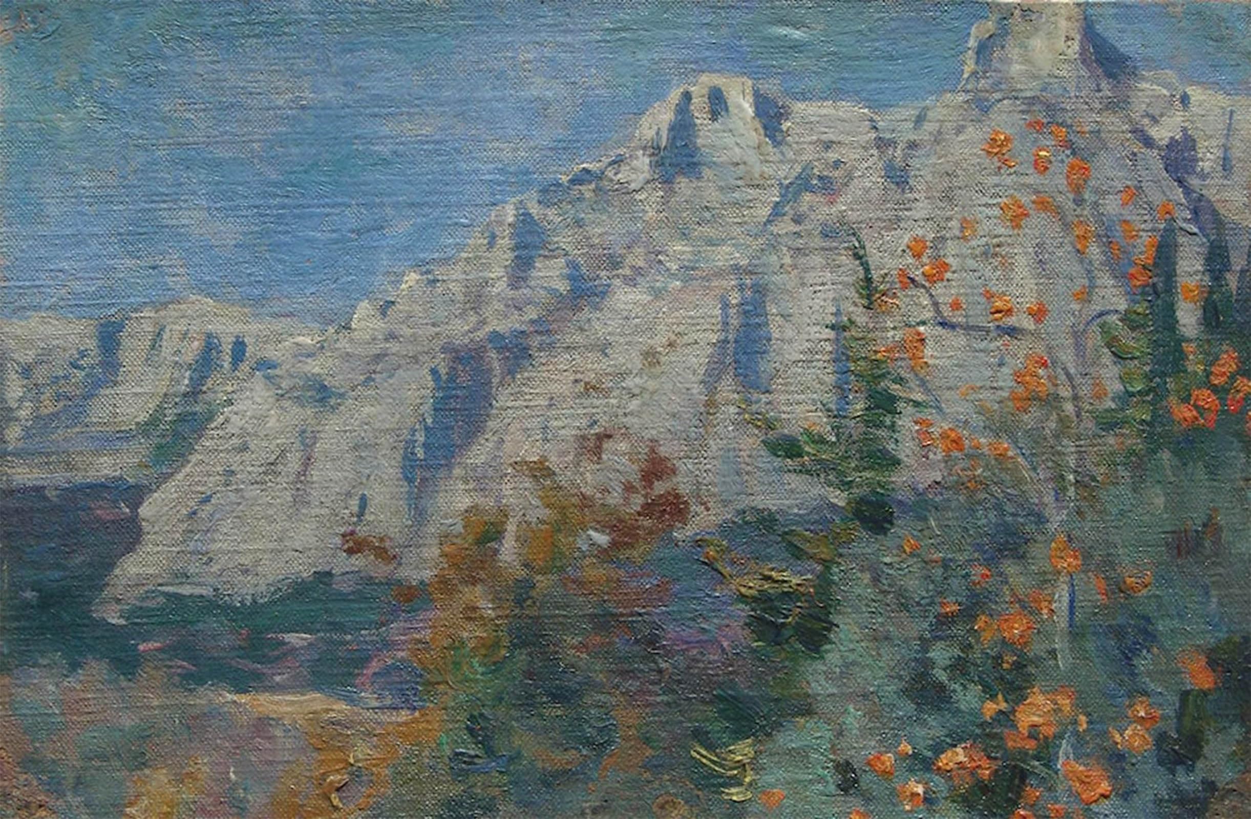ARTXLXXBN Famous Art Print Poster Vintage Wall Art Mountains by Mikhail Nesterov Canvas Art Poster for Home Decor 60x90cm