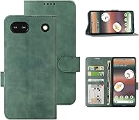 Vista 12 de Eastcoo Funda tipo cartera con tapa para Google Pixel 7a, piel sintética y protección de poliuretano termoplástico, 3 ranuras para tarjetas, función