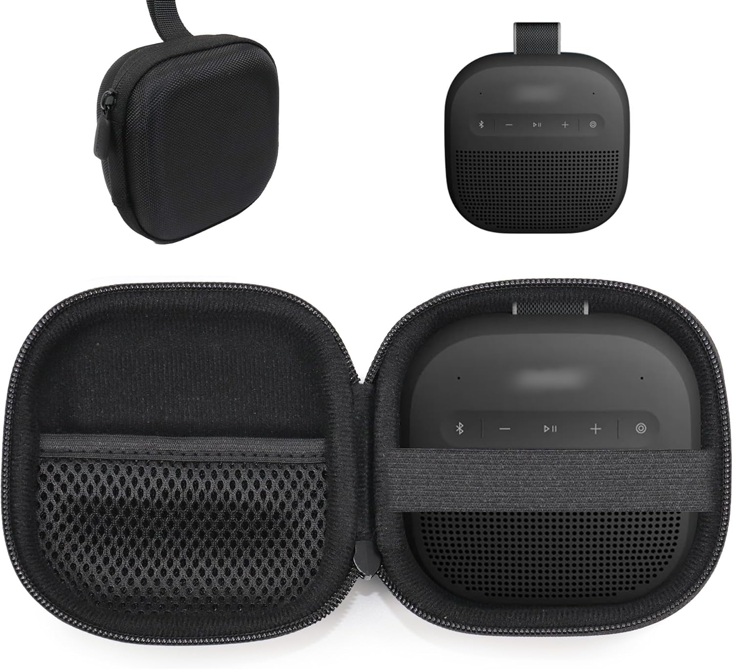 CaseSack Protection Case for Bose New SoundLink Micro Portable Bluetooth Speaker (2nd Gen) (Black)