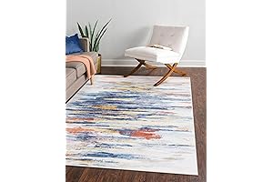 Lahome Abstract Washable Rugs for Office