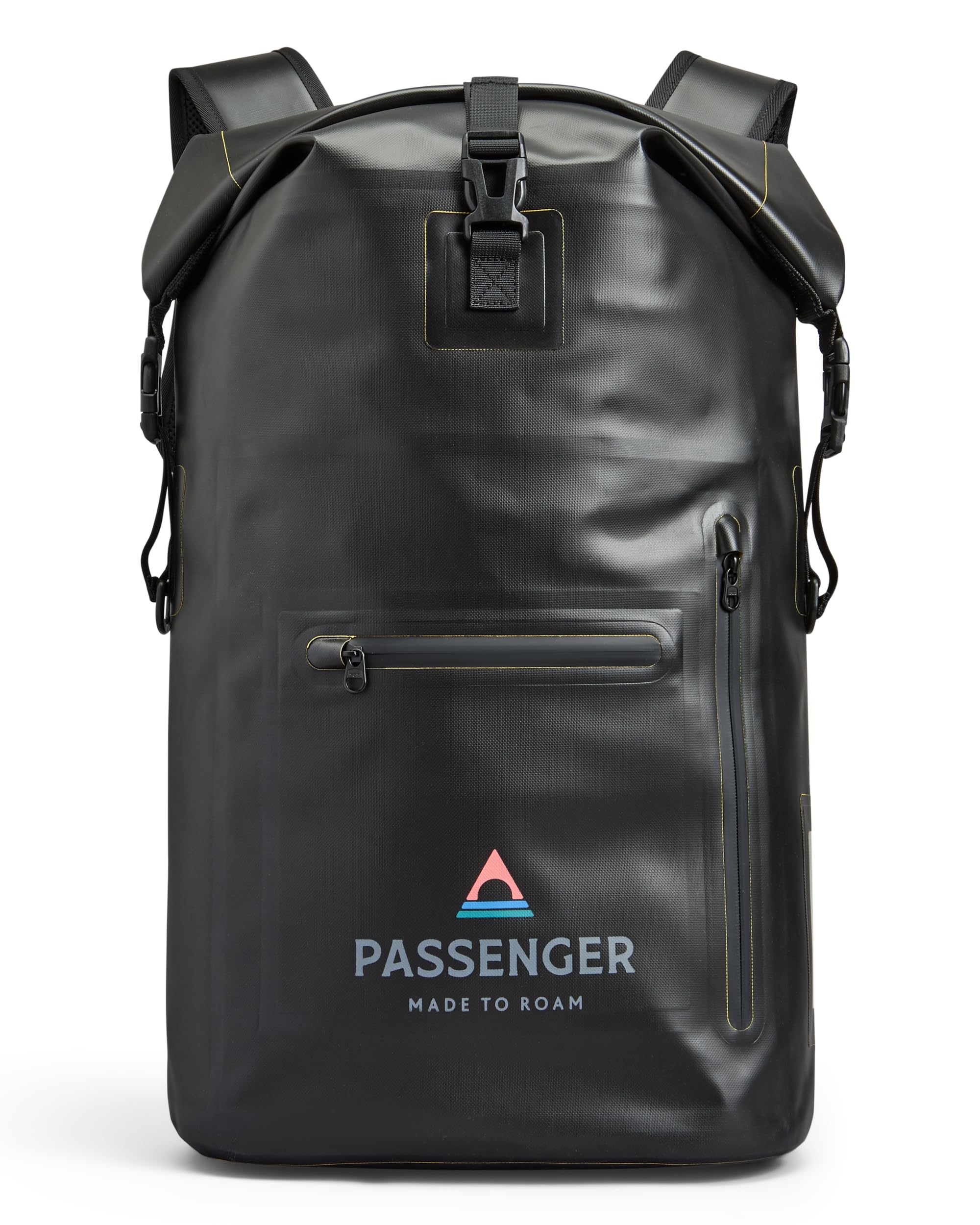 Passenger Recycled, Water-Resistant Dry Bag Backpack - Tide, 25L | Unisex, Black