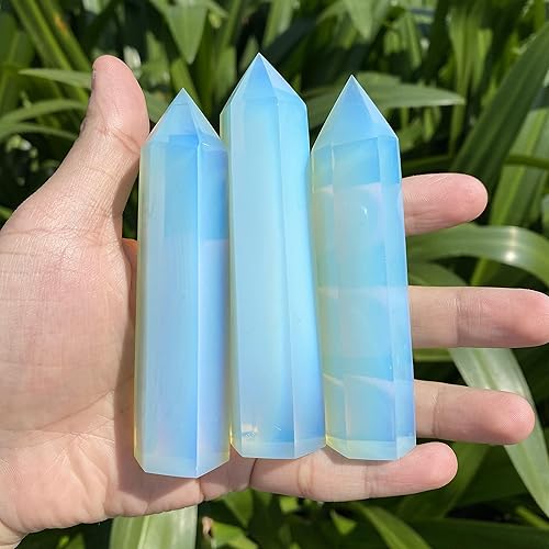 Miniatura 9 de Flor de ágata de 2.5 a 3 pulgadas, torre de ágata de cerezo, cristales curativos de cuarzo obelisco mineral, piedra de chakra reiki para meditación