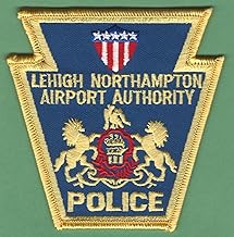 Embroidered Patch - Patches for Women Man - Lehigh Northampton Airport Authority Pennsylvania Police Shoulder Patch
