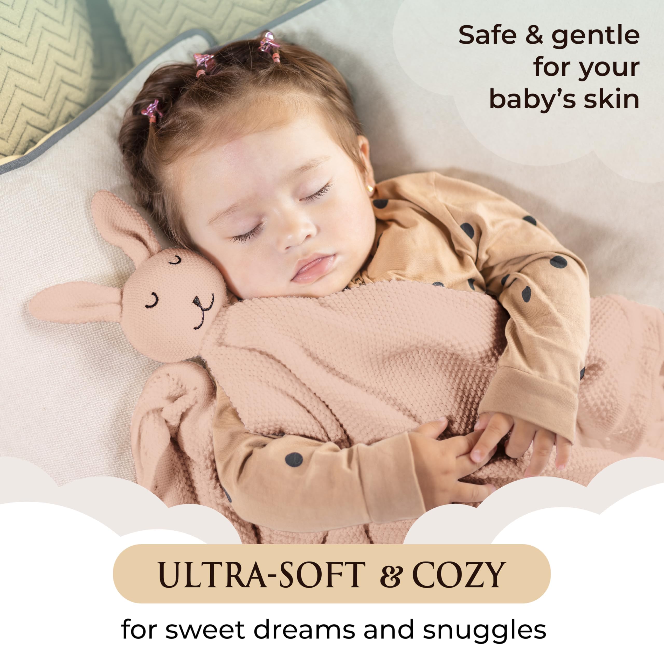 Manta orgánica para bebé para niños y niñas, edredón de felpa para bebés recién nacidos, algodón de punto súper suave y cálido, mantas para cochecito de bebé, regalos cristianos para