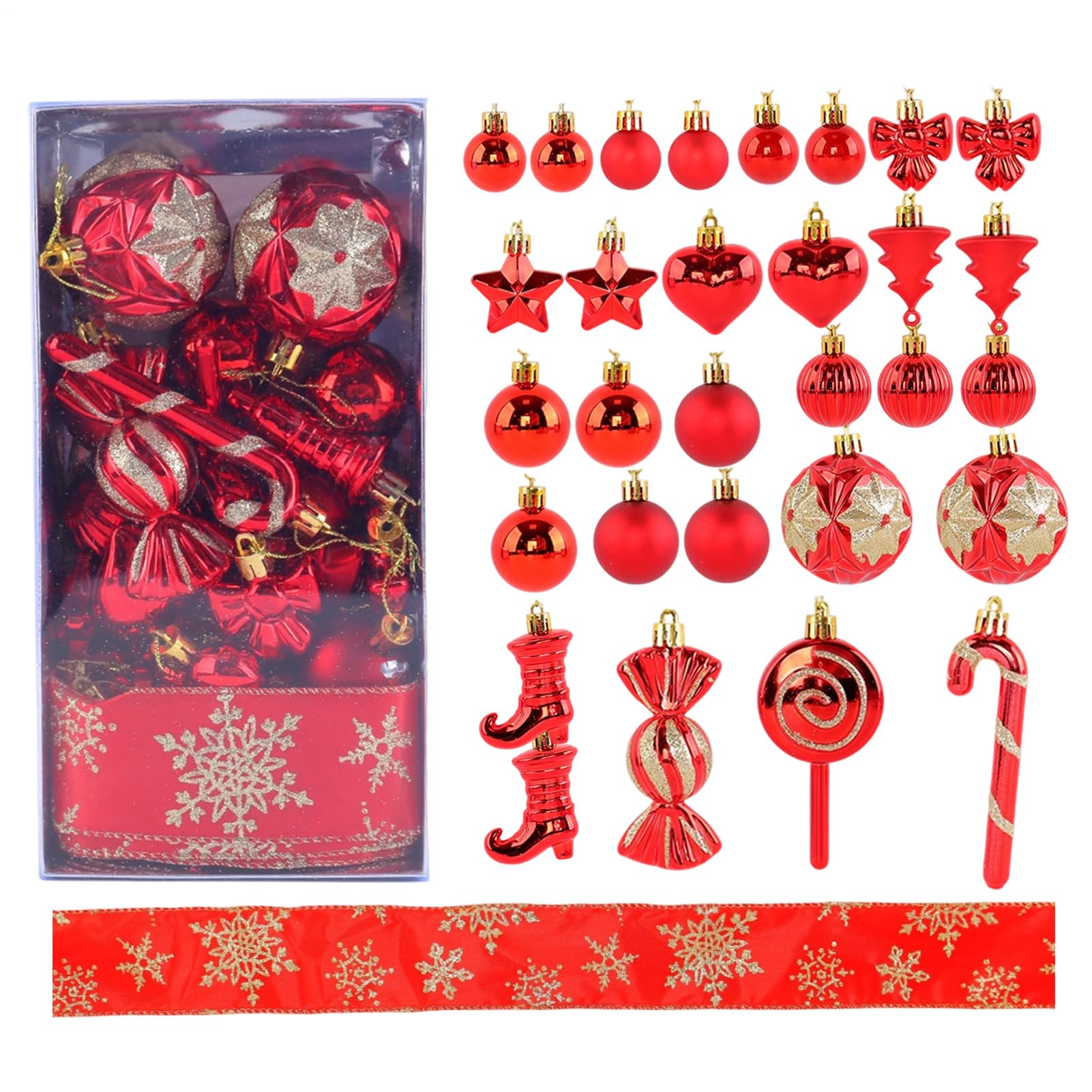 Pendentifs de fête et boules de Noël pour décorer vos fenêtres