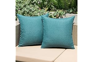 Aqua Outdoor Pillows