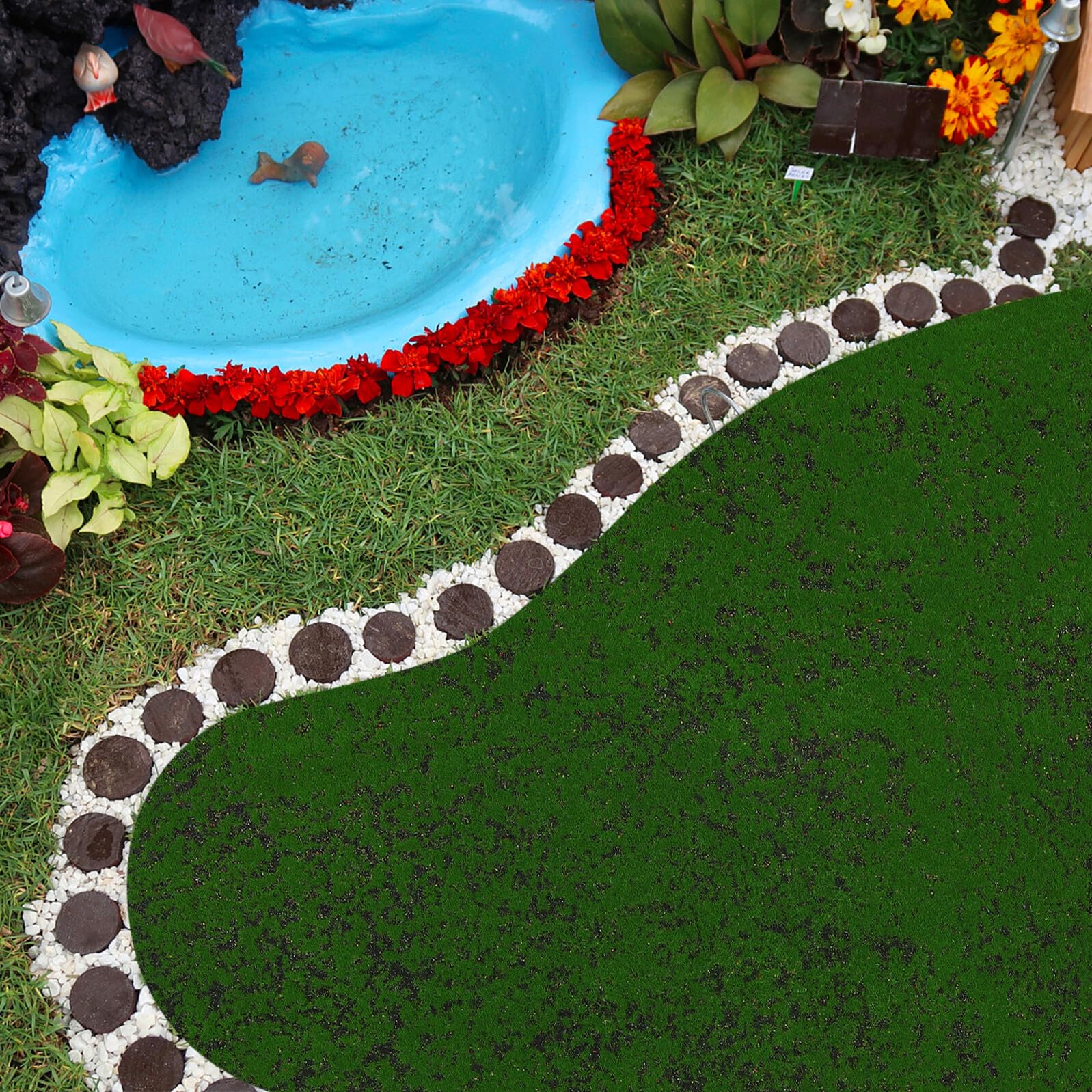 SHINEOFI Muschio Artificiale Finto per Decorazioni Interne ed Esterne, Piante Finte da Appartamento Resistenti e Facili da Installare, Verde Decorativo per Soggiorno, Giardino e Matrimoni