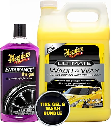 Miniatura 15 de Meguiar's Lavado y cera definitivo, lavado de autos y cera limpia y brilla en un solo paso, lava, brilla y protege con un limpiador de pintura