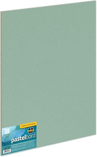 Miniatura 36 de Ampersand Art Supply Panel de pintura pastel: Serie Museo Pastelbord, blanco, perfil plano de 1/8 pulgadas, 9x12