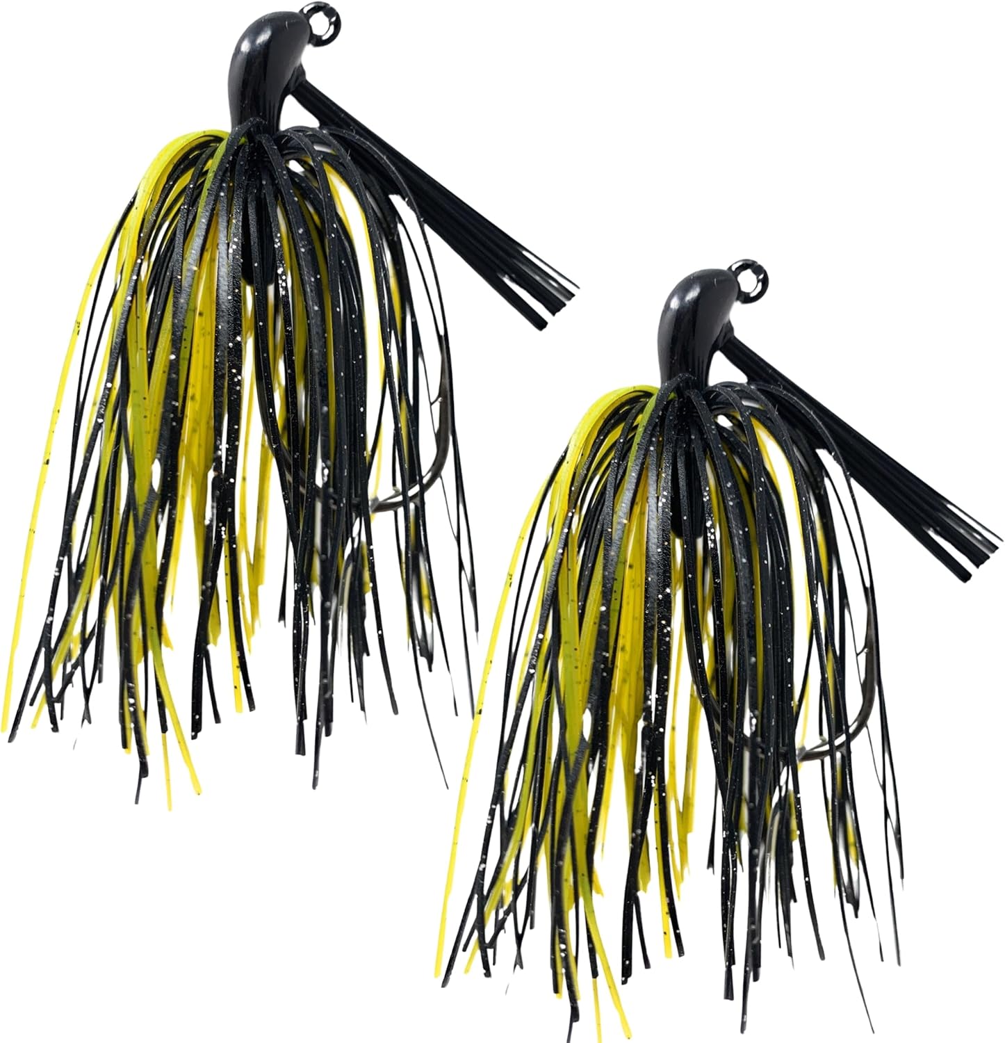Reaction Tackle Tungsten Flipping Jig for Bass Fishing – Weedless Design with 97% Pure Tungsten Jig Head Fishing Lures - Bass, Pike, Walleye, Muskie and More (2-Pack)