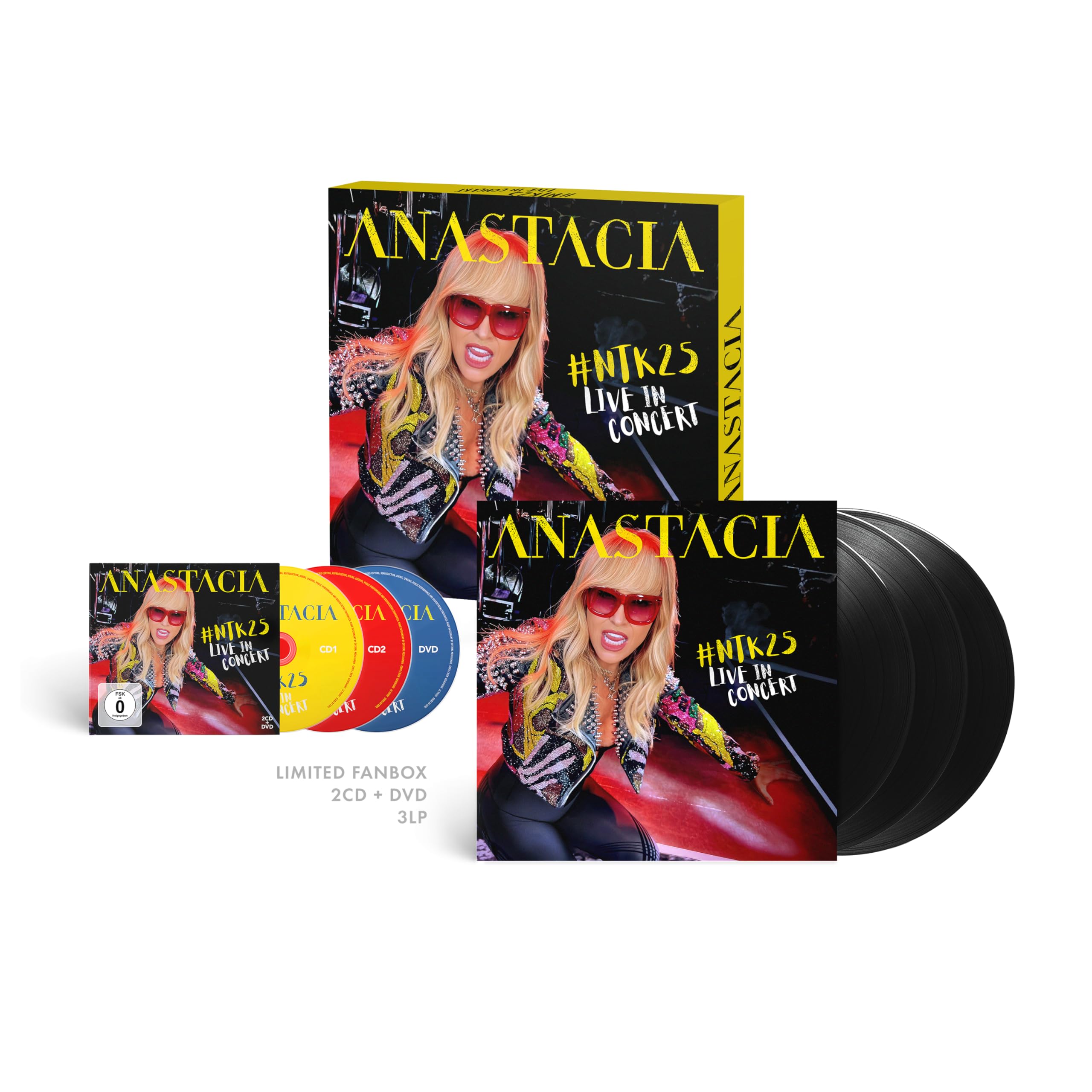 Anastacia #NTK25 Live in Concert (Black 3LP + 2CD + DVD)
