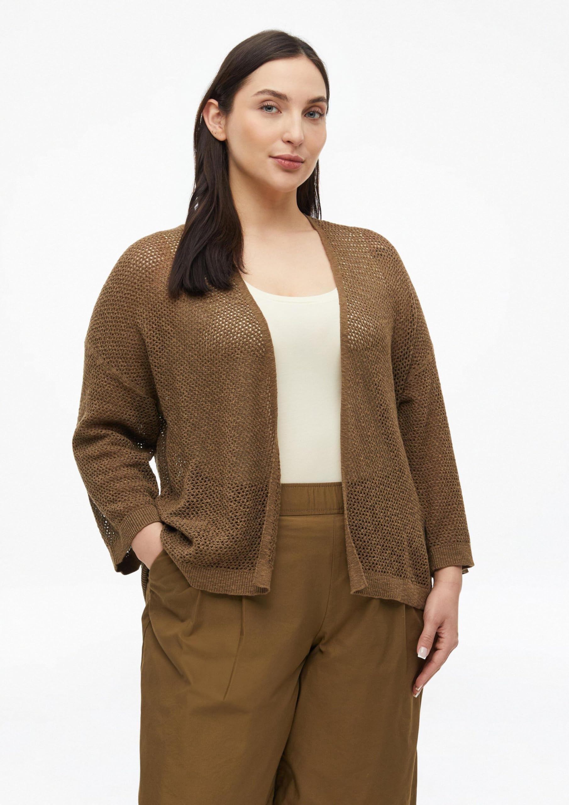 s.Oliver Ajour-Strickjacke mit 3/4-Arm