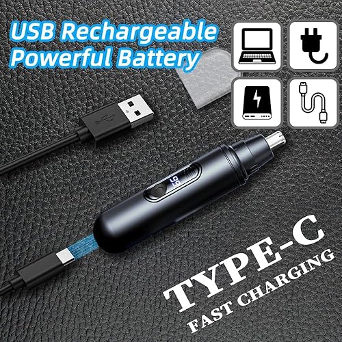Painless Nose & Ear Hair Trimmer for Men & Women