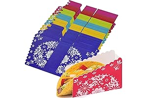 Vibrant Paper Taco Holders: Level Up Your Taco Nights