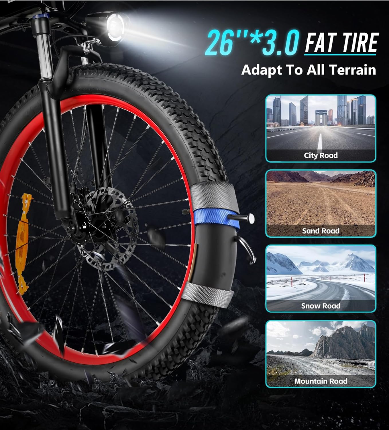 26x3.0 inch Fat Tire