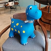 Vista 4 de HotMax Caballo Saltarín, Juguetes Saltadores de Dinosaurio para Niños, Juguetes Inflables de Animales Saltarines para Niños Pequeños, Caballo