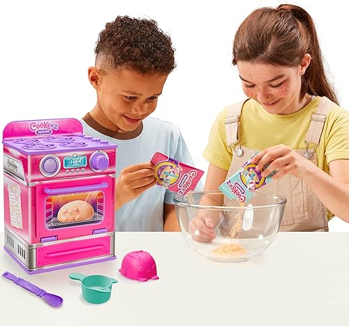 Miniatura 3 de Cookeez Makery Horno de Golosinas de Canela  Set de Juguete Interactivo de Horno de Hornear y Revelar con Peluche con Aroma Misterioso (Perro