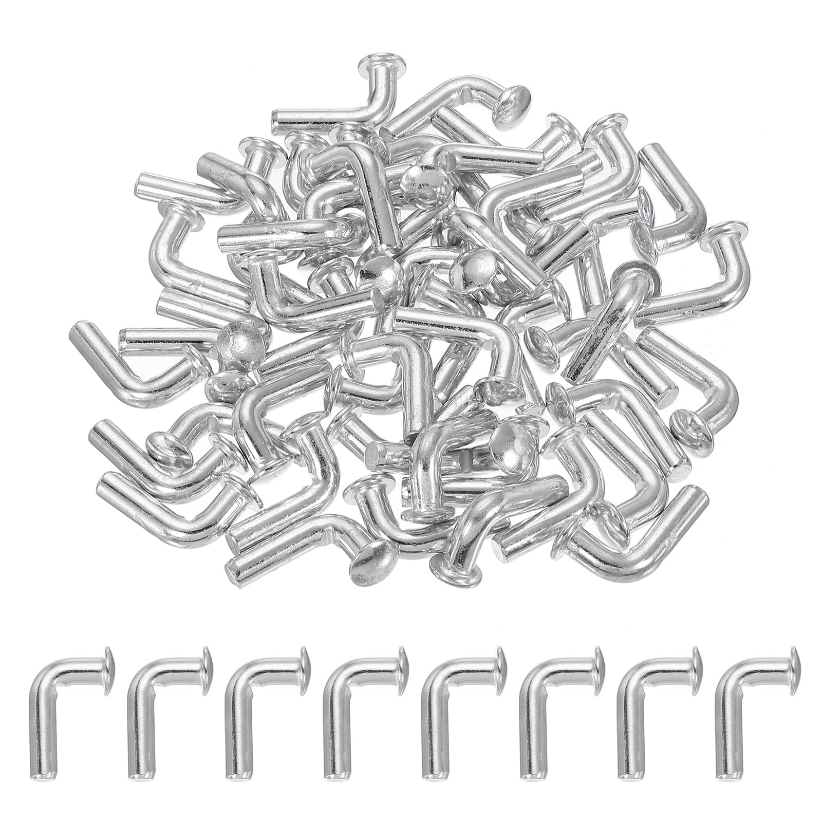 Perno de seguridad universal M8 x 50 mm, pernos de cabeza redonda para estantería 7