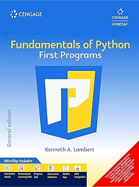 Buy Fundamentals of Python: First Programs with MindTap, 2nd Edition ...