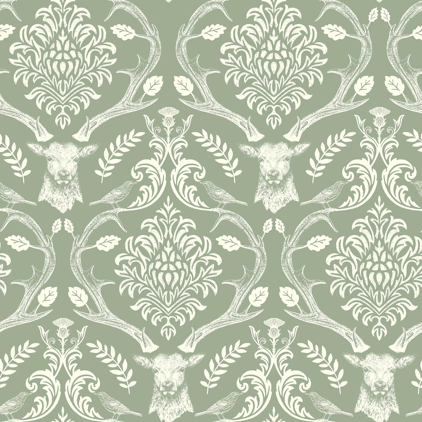 Arthouse - Wallpaper - Olive - 53cm